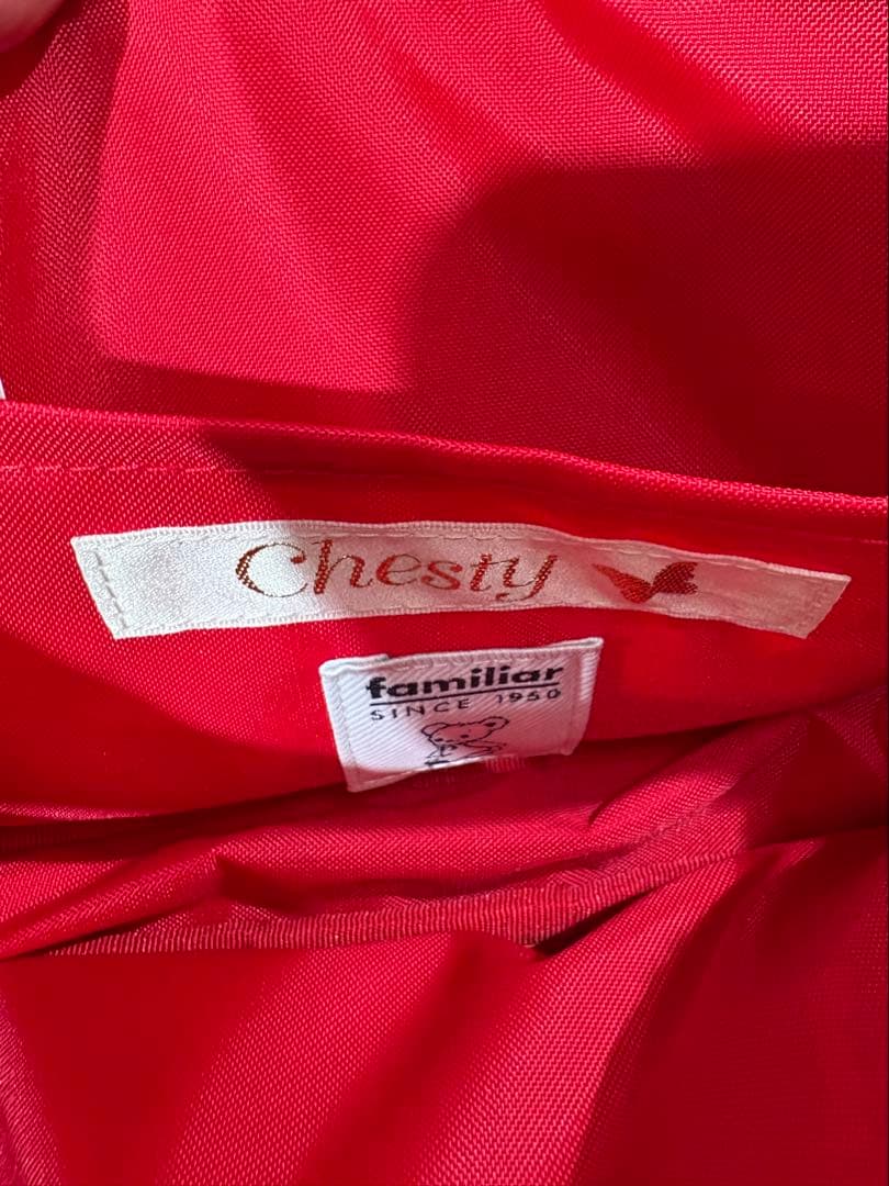 Familiarファミリア×チェスティ　コラボ デニムバッグ&ポーチ