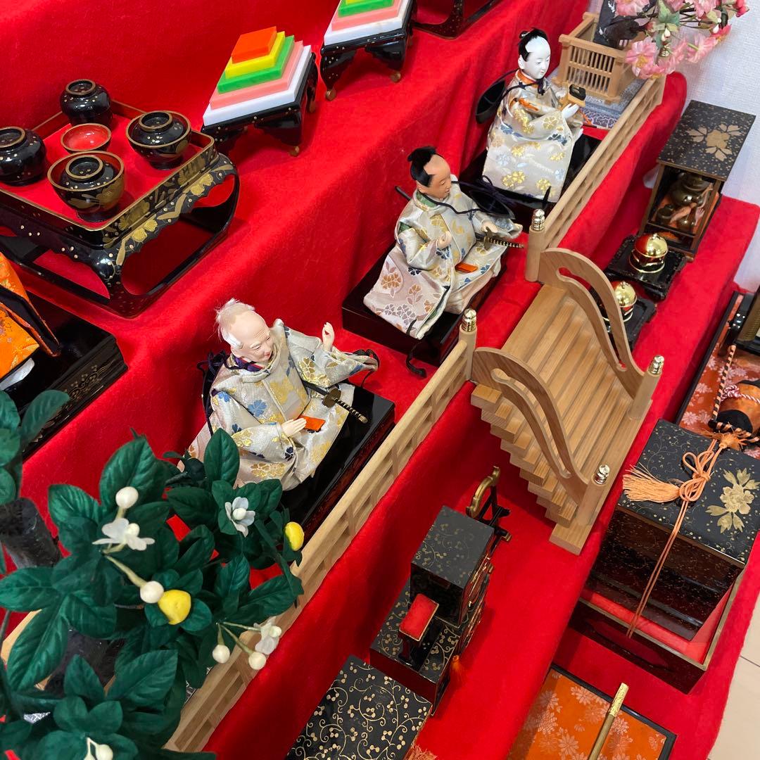 伝統的な雛人形セット　7段