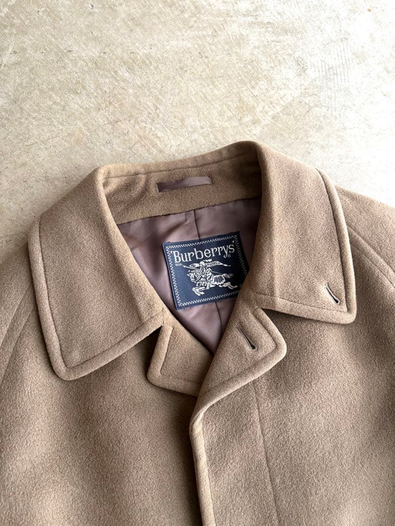 m*い様 ビンテージ Burberrys ウール カシミヤ ステンカラーコート