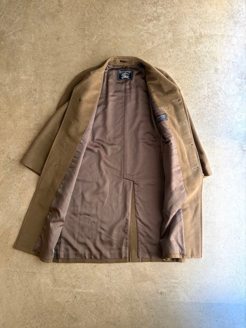 m*い様 ビンテージ Burberrys ウール カシミヤ ステンカラーコート