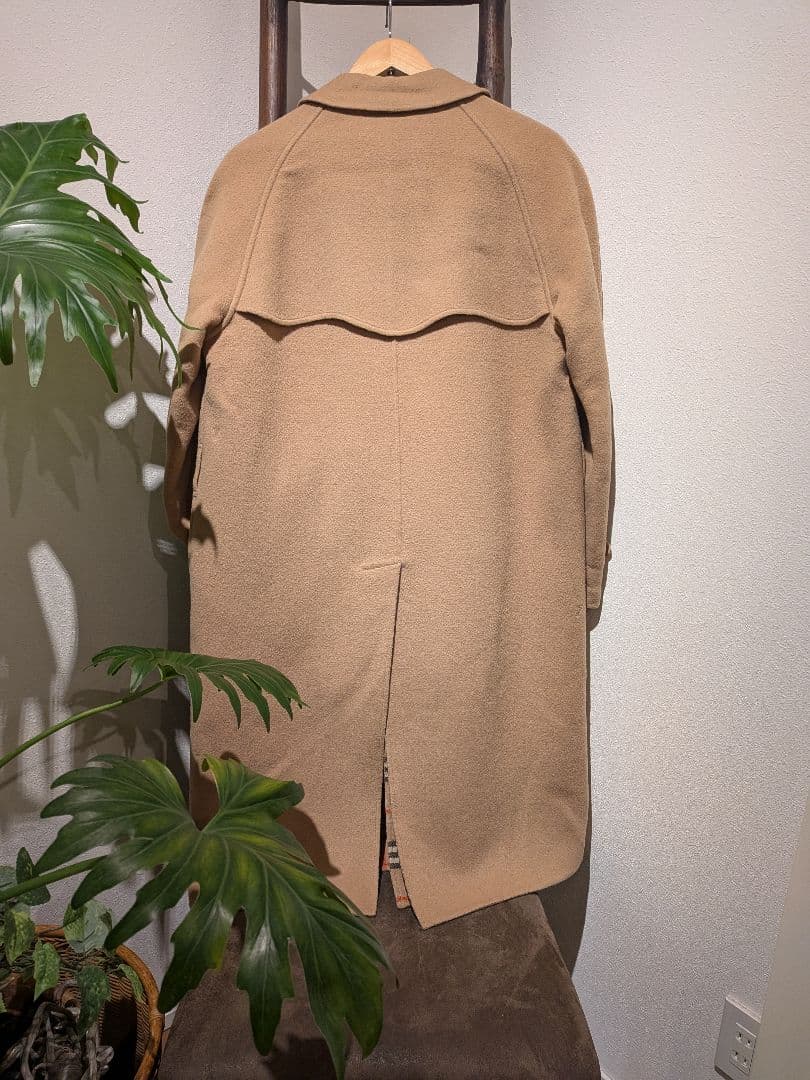 Burberrys ヴィンテージ メンズ ノバチェック ウールコート ベルト付き