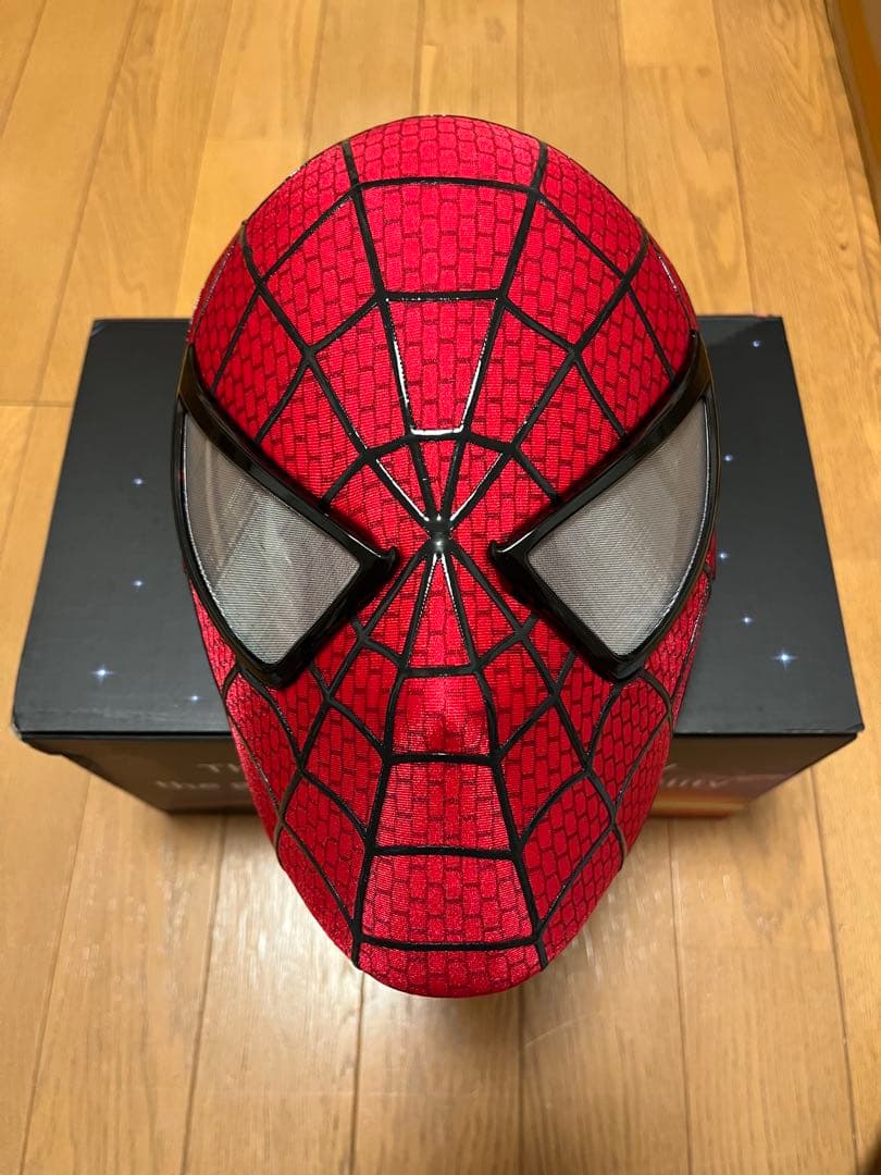 【Happy】スパイダーマンハイクオリティ マスクレプリカ赤のみ
