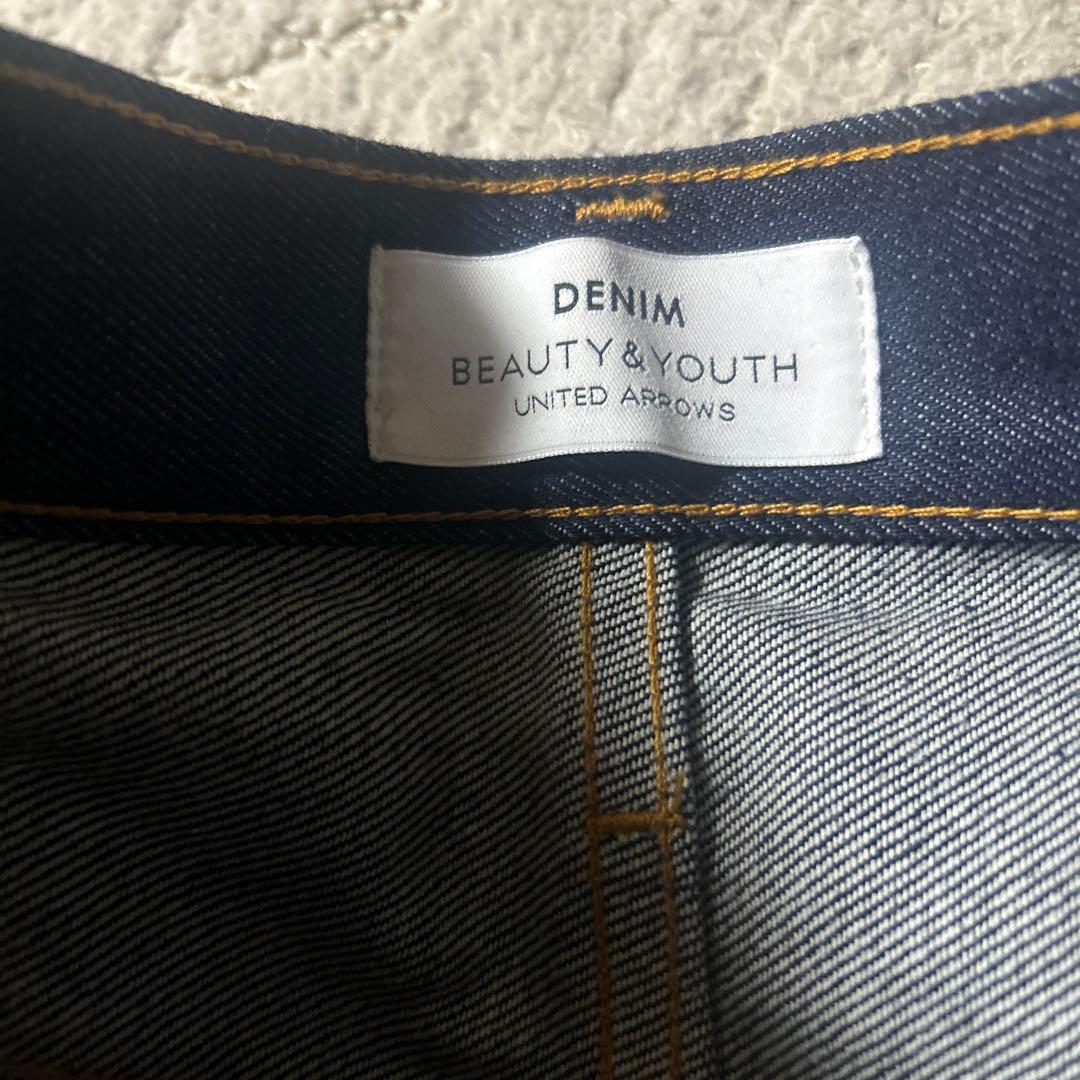 ビューティー&ユース　ユナイテッドアローズ　スリムストレートデニムパンツ　S