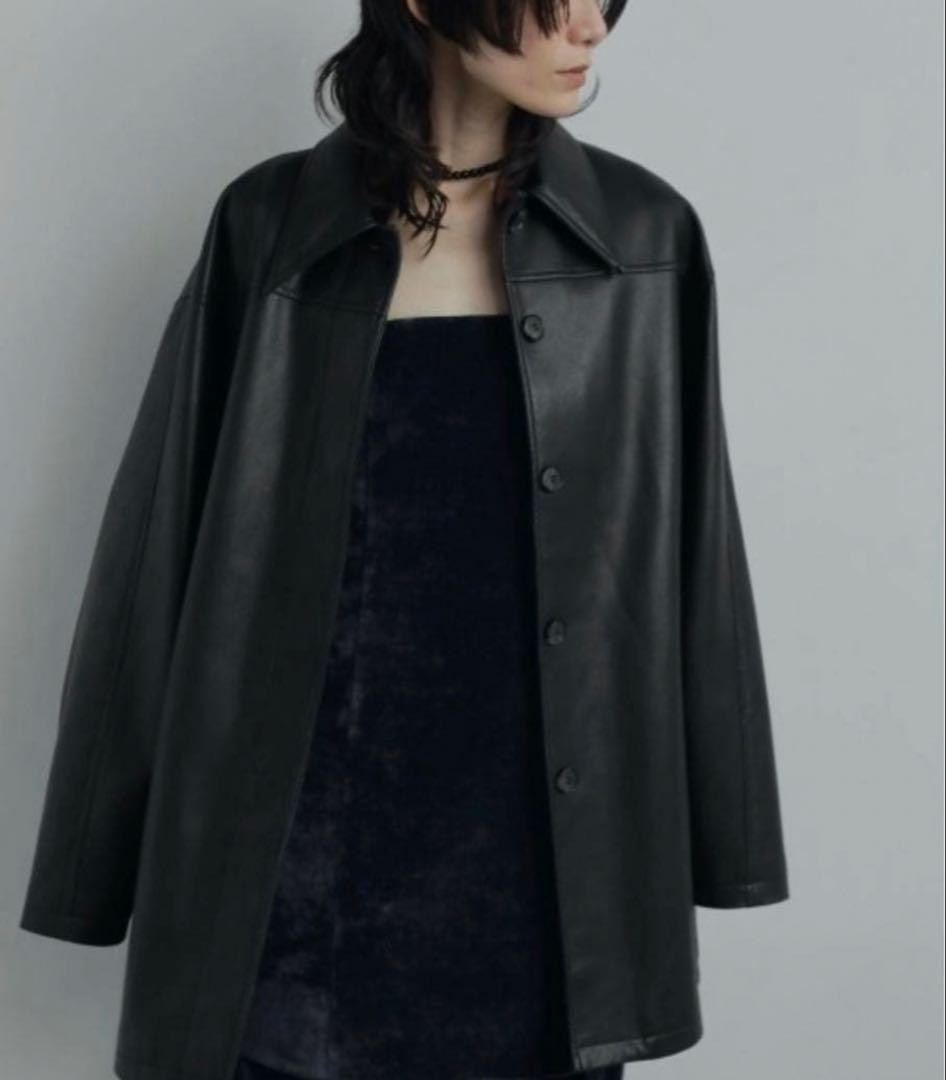 ジャケット・アウター anuke Ecoleather Over Jacket 38