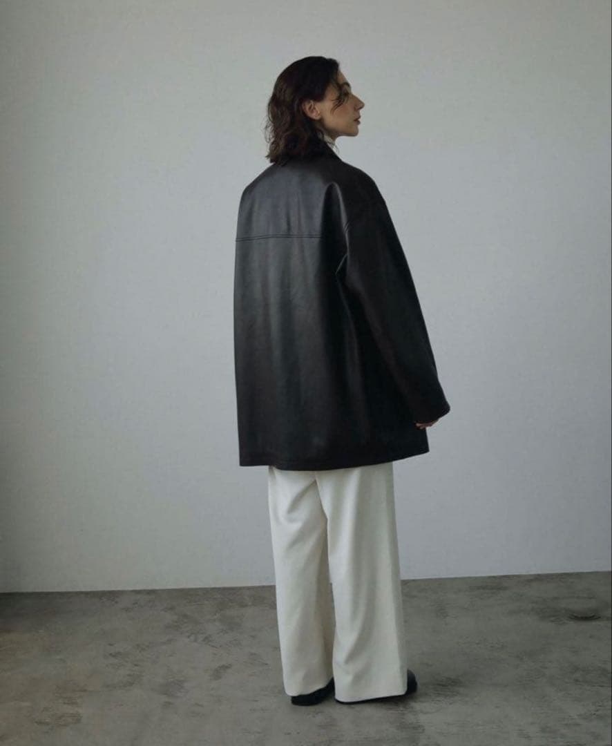 ジャケット・アウター anuke Ecoleather Over Jacket 38