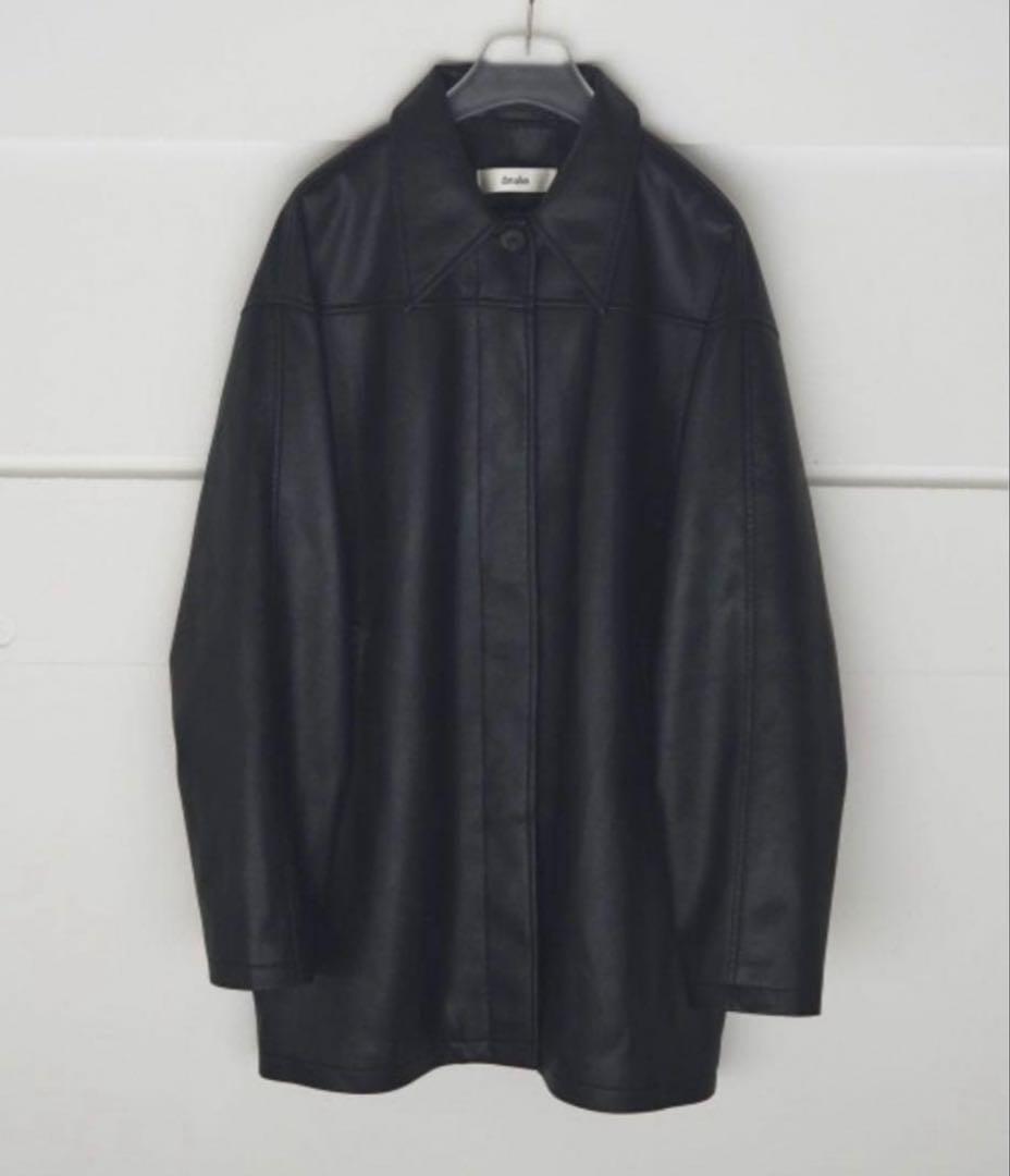 ジャケット・アウター anuke Ecoleather Over Jacket 38