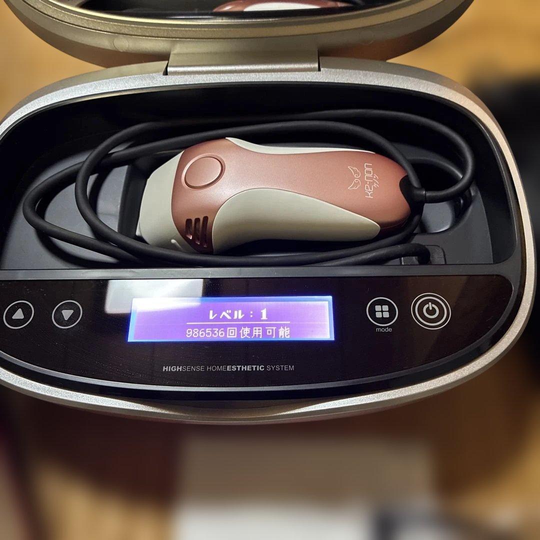 脱毛器 ケノン　デジタル表示 ピンク　中古品