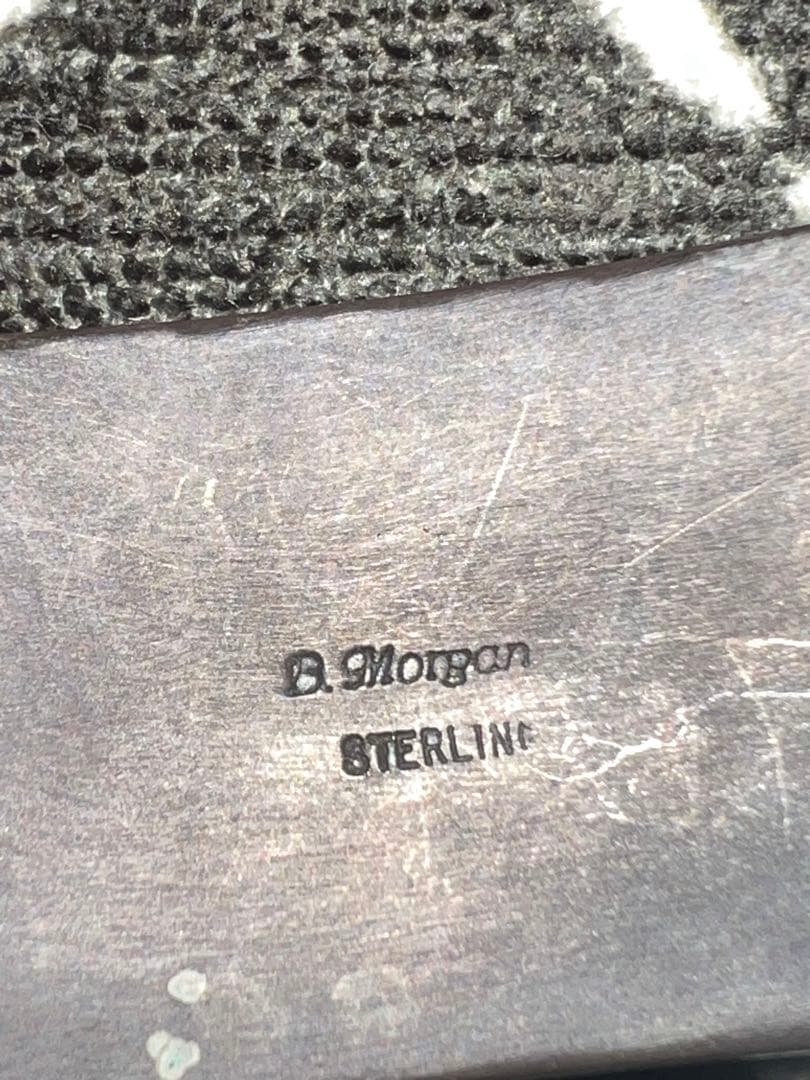 ブルースモーガン シルバーバングル Indian Jewely スタンプワーク