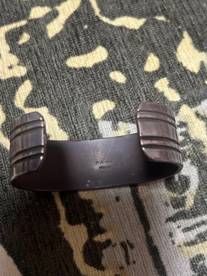 ブルースモーガン シルバーバングル Indian Jewely スタンプワーク