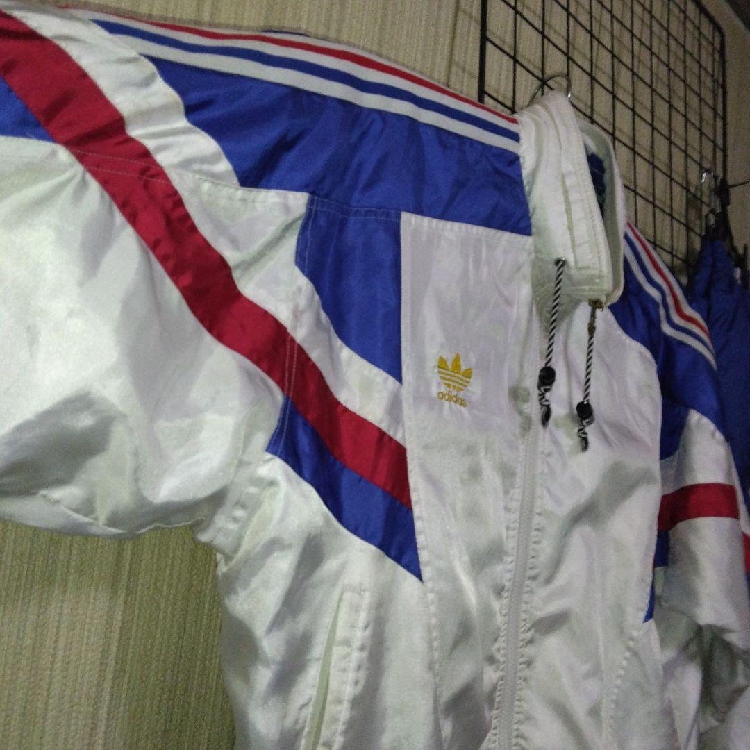 80～90年代Vintage-adidas ウォーマースーツ上下セット:3L