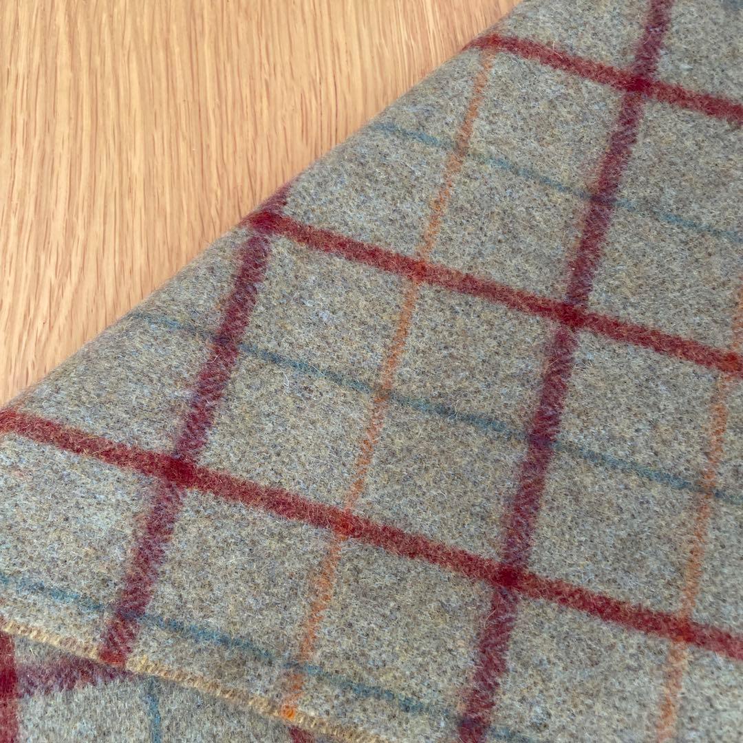 ドレイクスマフラービームスFカシミヤウインドウペーン