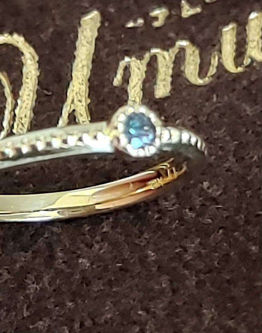 お値打ち価格☆Umu(アム)K18YG カラーチェンジガーネット ピンキー#－１