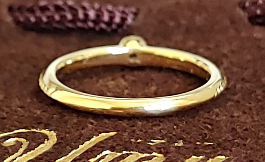 お値打ち価格☆Umu(アム)K18YG カラーチェンジガーネット ピンキー#－１