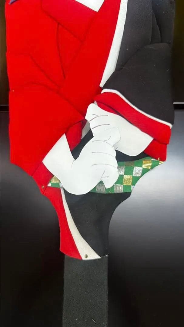 助六　歌舞伎風 羽子板 押絵　アンティーク　木目込人形