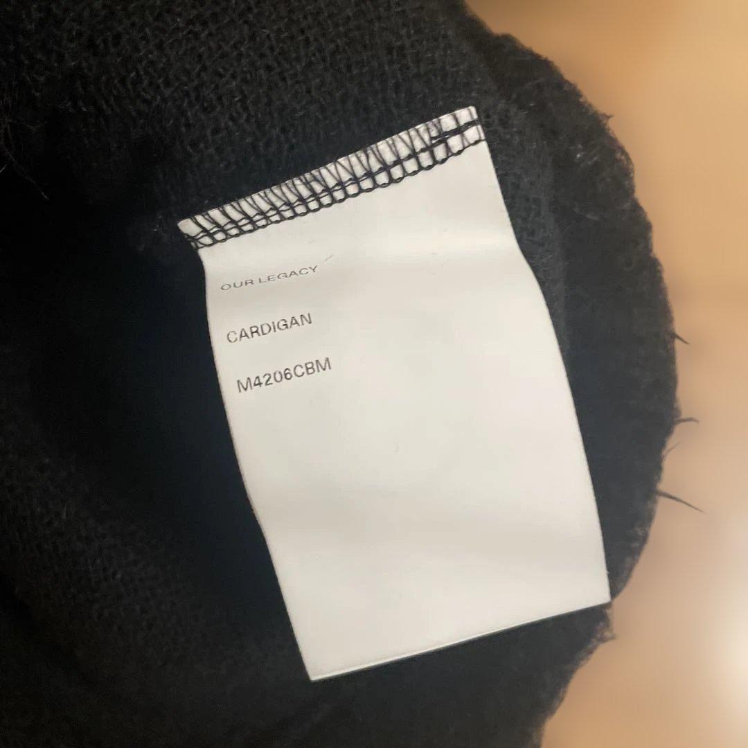 OUR LEGACY モヘア カーディガン ブラック 50