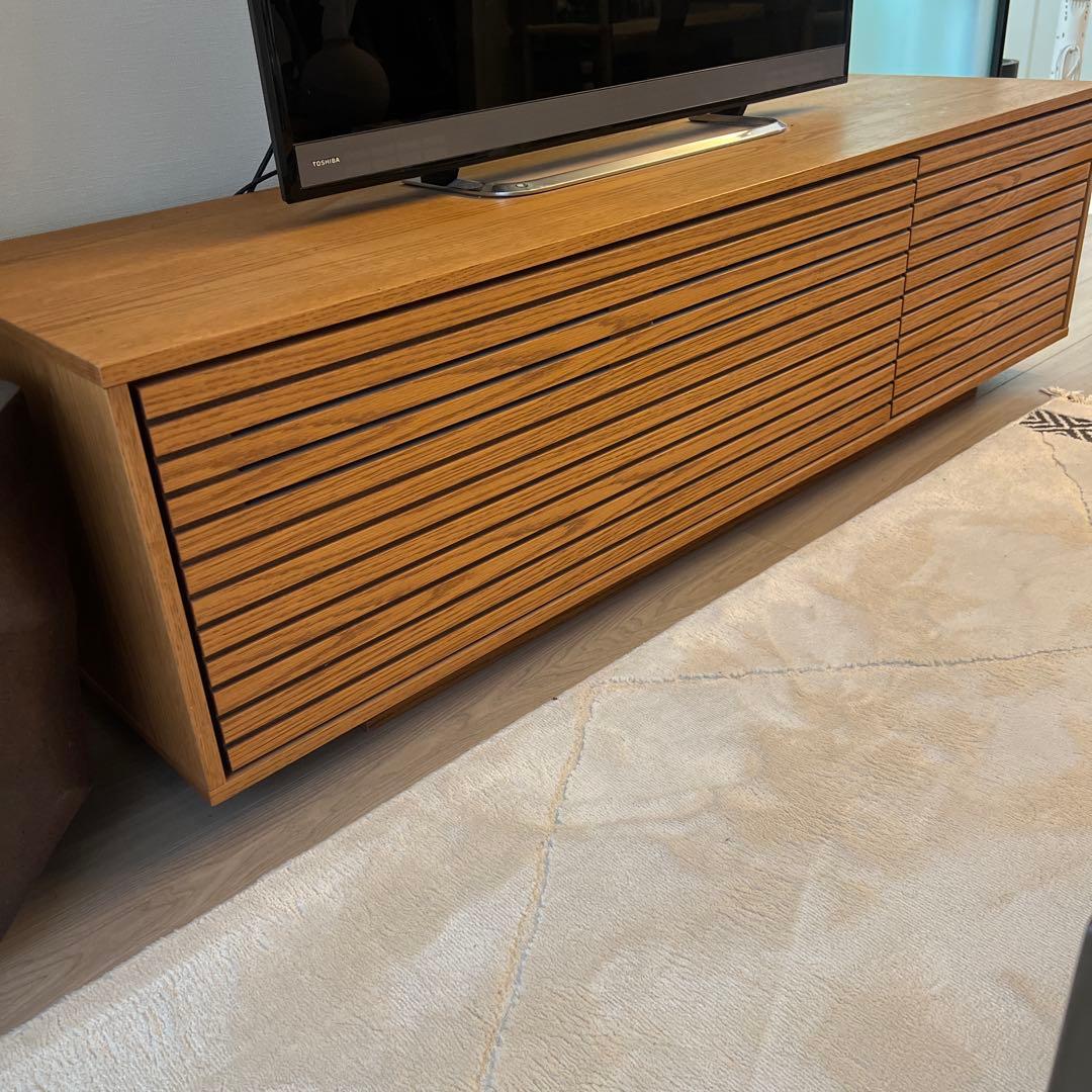 広松木工VERACREPAテレビボード150ナチュラルウッド
