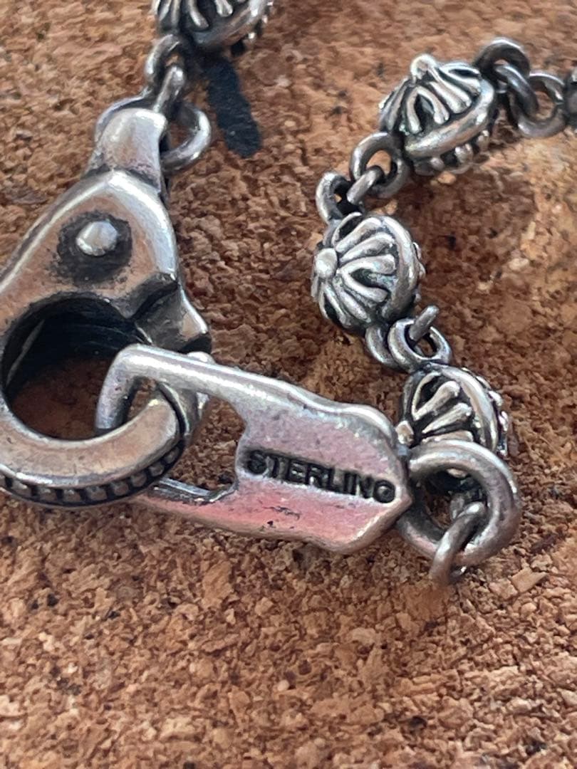 クロスボールネックレス　シルバー925