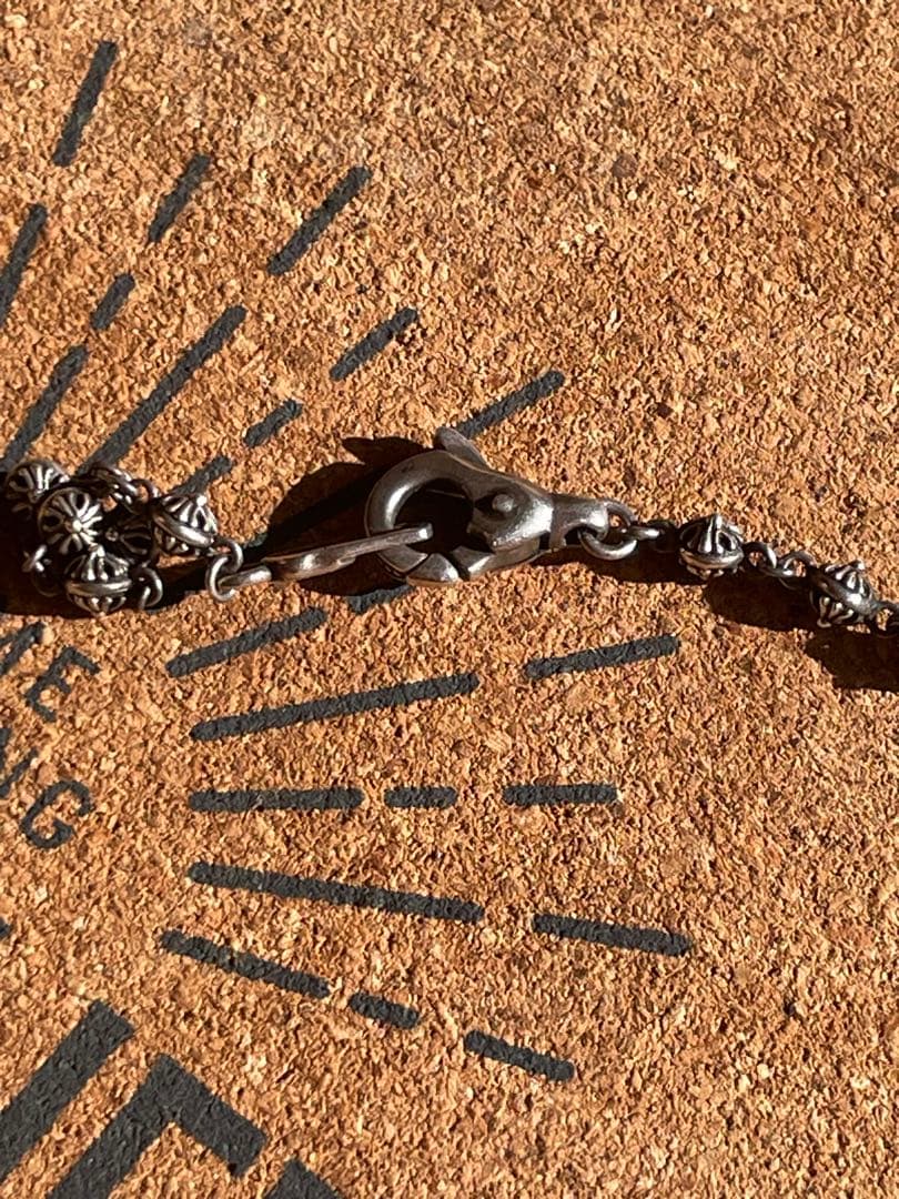 クロスボールネックレス　シルバー925