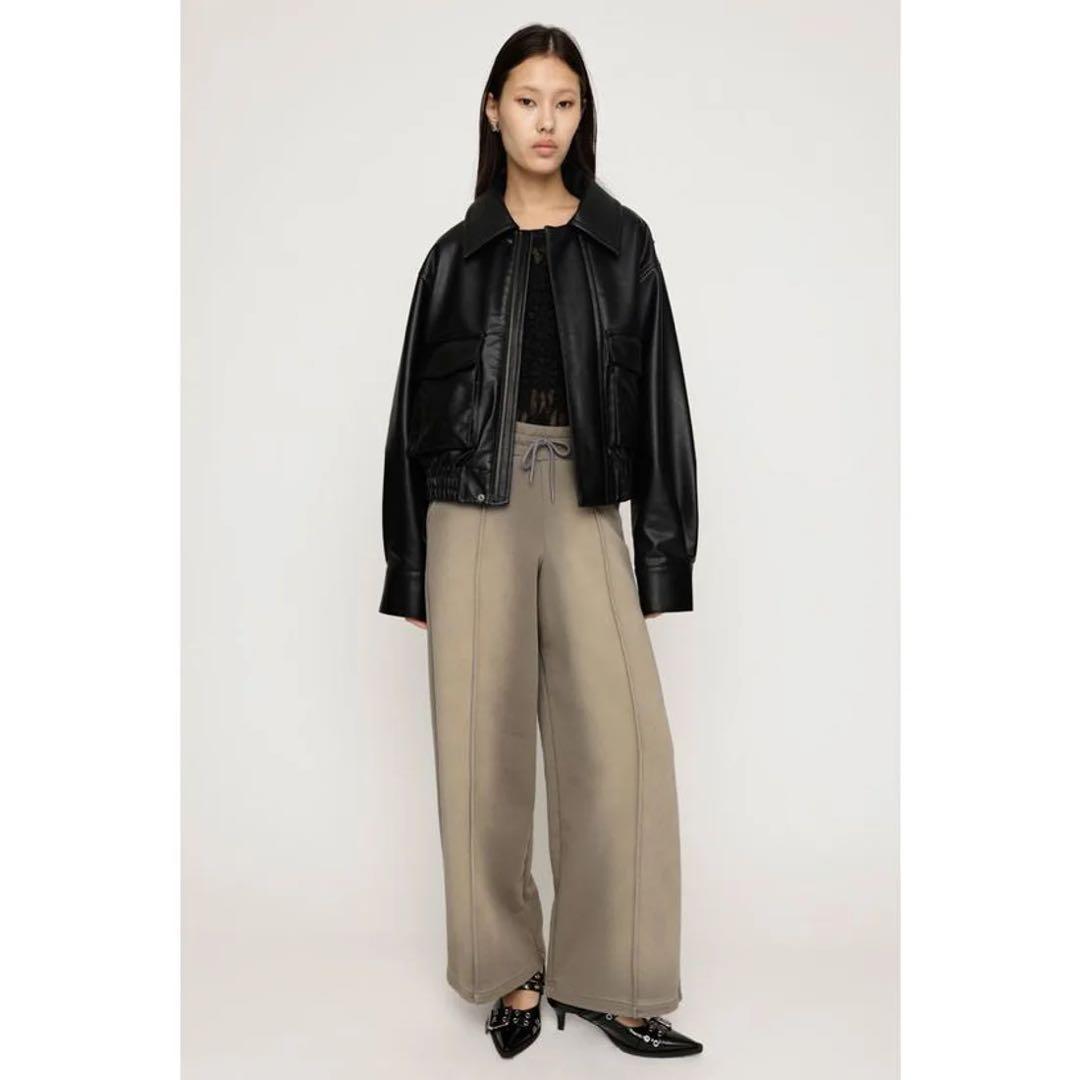 美品　SLY LEATHER FLIGHT ジャケット　 BLK