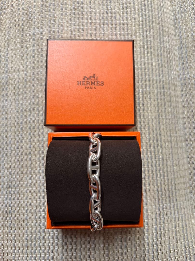 ア*ル様 百貨店購入　未使用　HERMES シェーヌダンクル　gm 13コマ