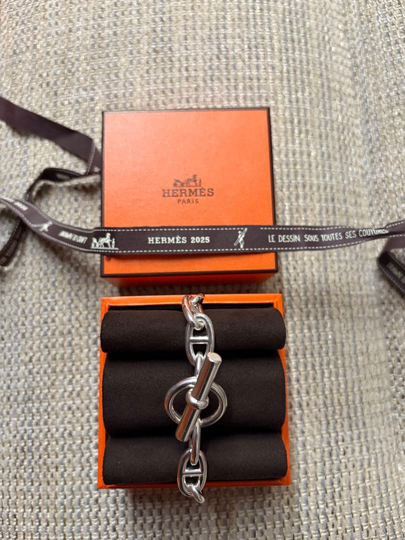 ア*ル様 百貨店購入　未使用　HERMES シェーヌダンクル　gm 13コマ