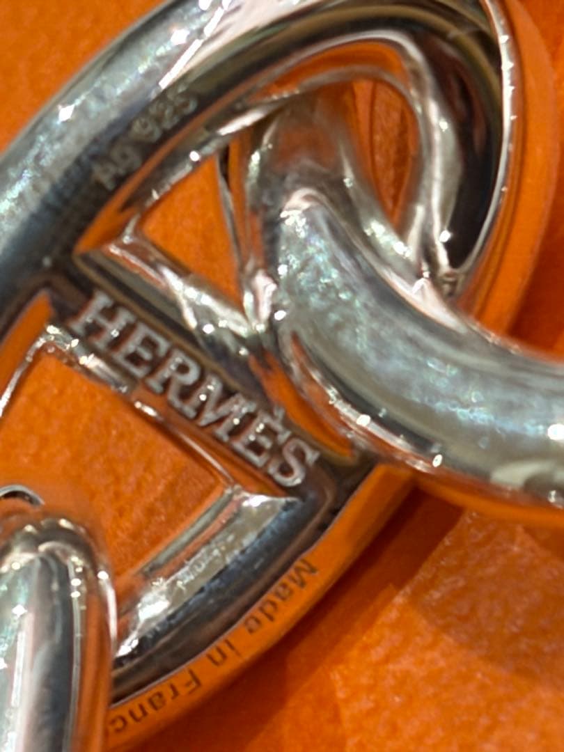 ア*ル様 百貨店購入　未使用　HERMES シェーヌダンクル　gm 13コマ