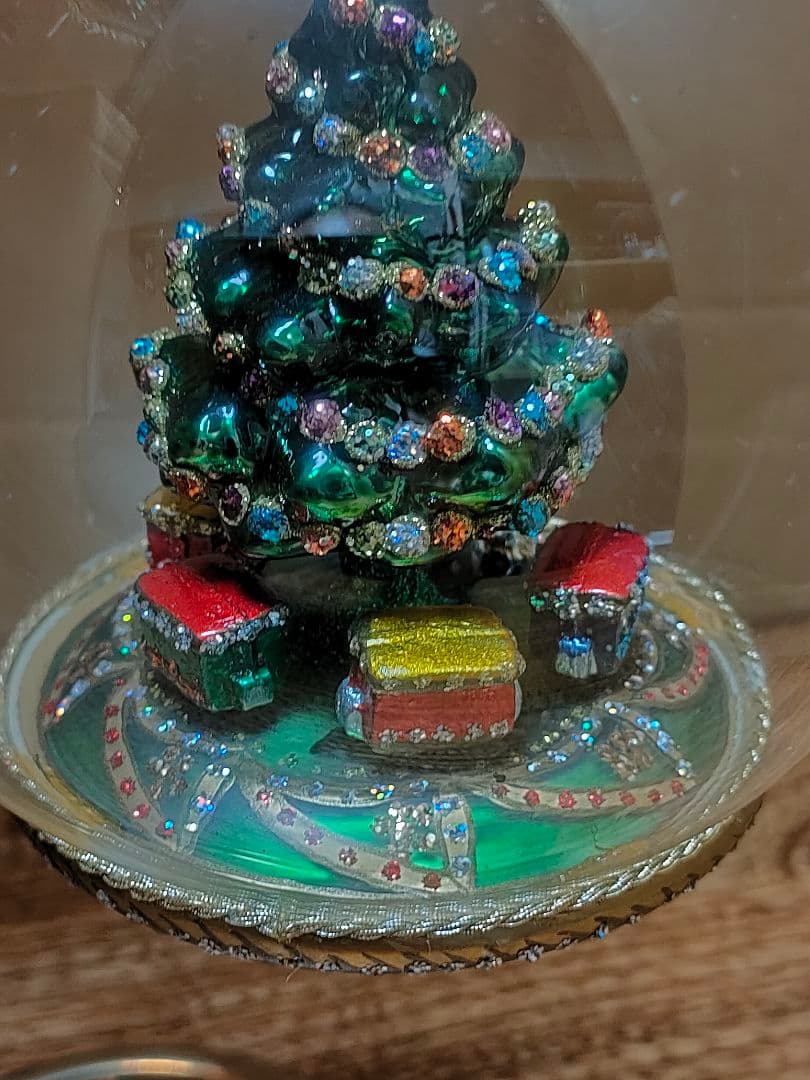 未使用品　モストフスキー　クリスマスツリー 列車 ガラスオーナメント