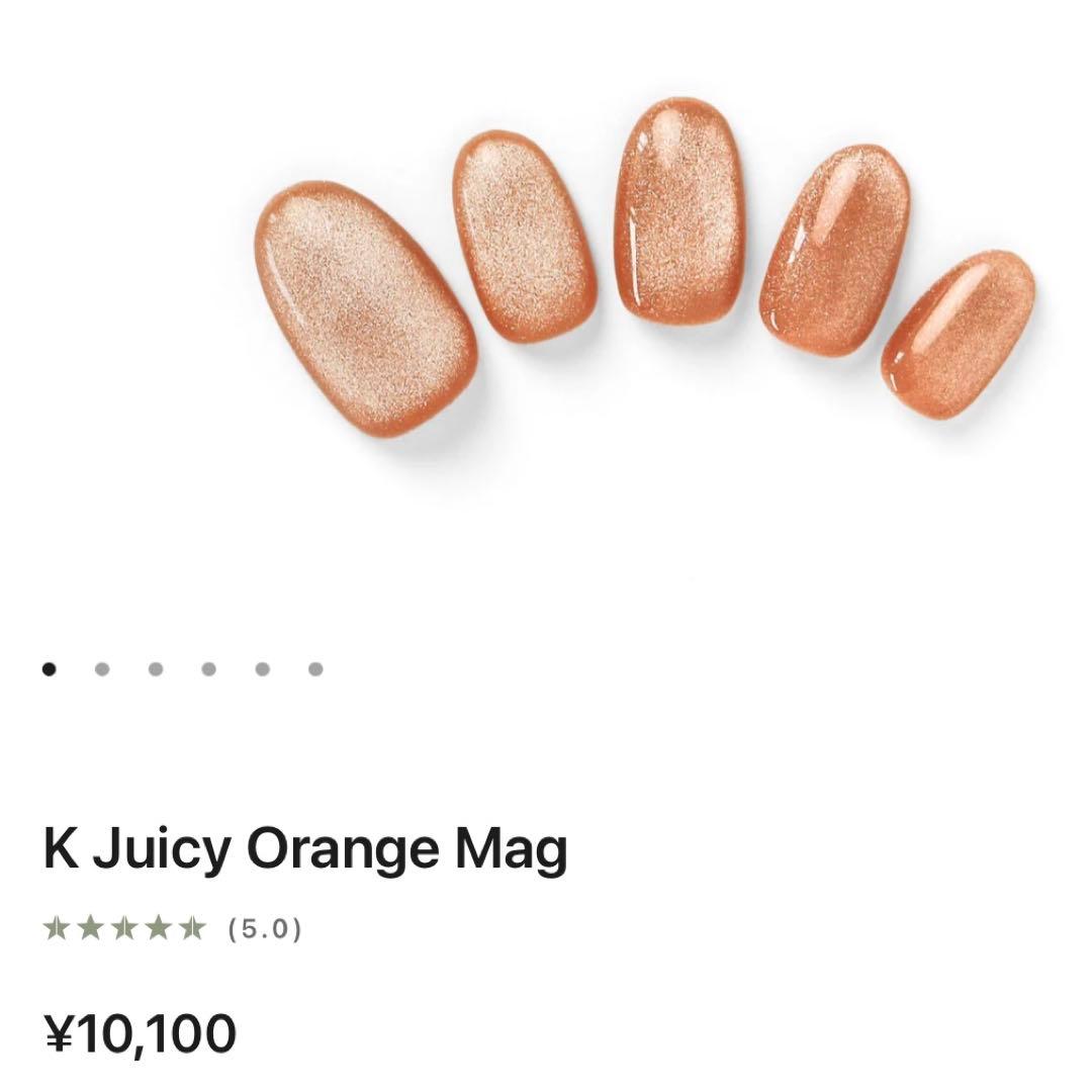 【新品未使用】EVER NAIL チップ K Juicy Orange Mag