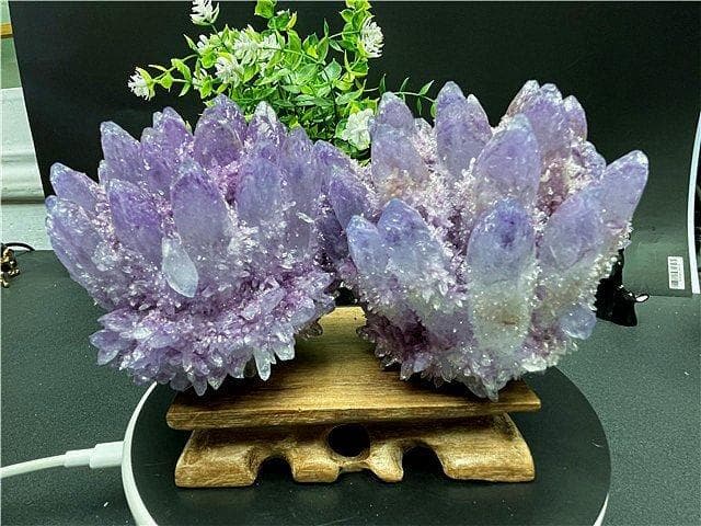 超綺麗ピンクアメジストクラスターB86G6/307G01B