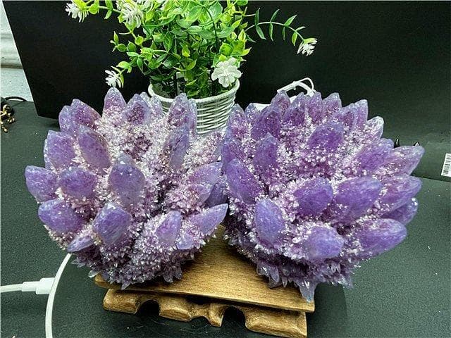 超綺麗ピンクアメジストクラスターB86G6/307G01B