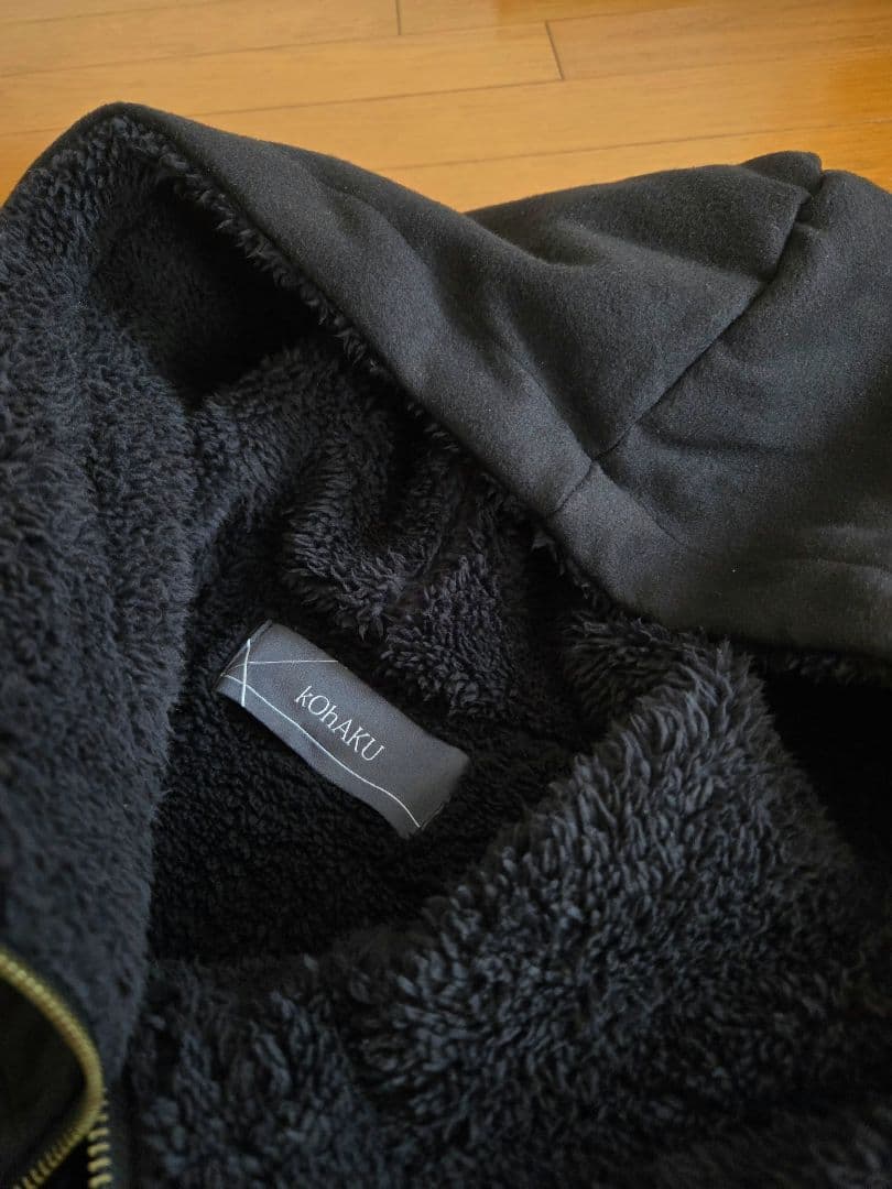 お値下げ♪完売品　12,900円　kOhAKU 異素材切替　キルティングコート