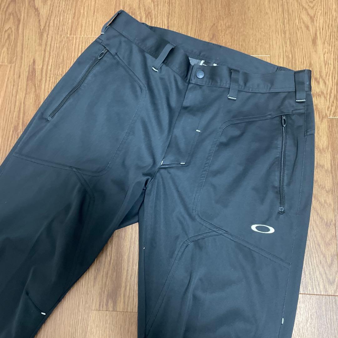 美品 Oakley ゴルフウェア スカル セットアップ フルジップジャケット