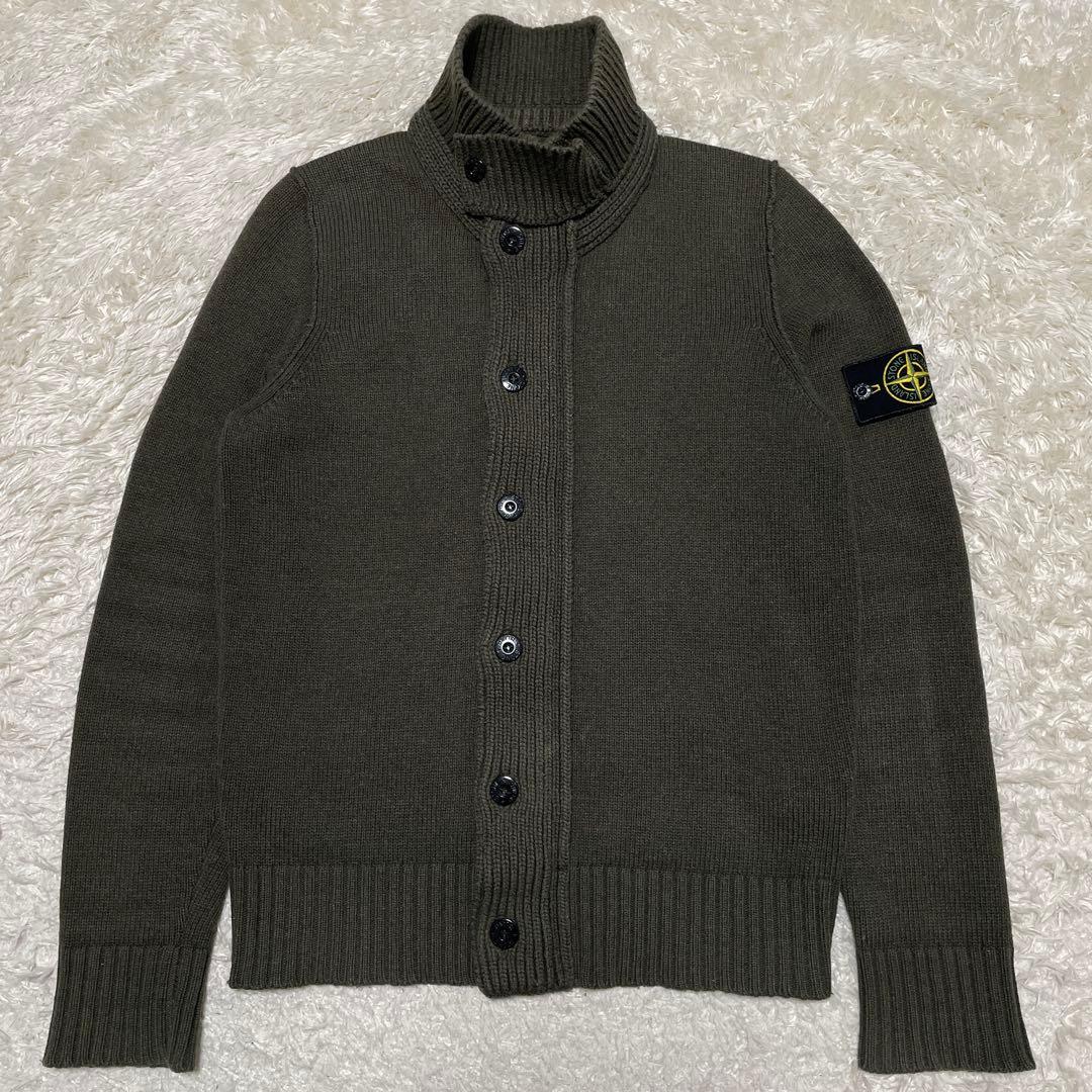 STONE 　コンパスパッチ スナイデルニット　ジップ　カーディガン