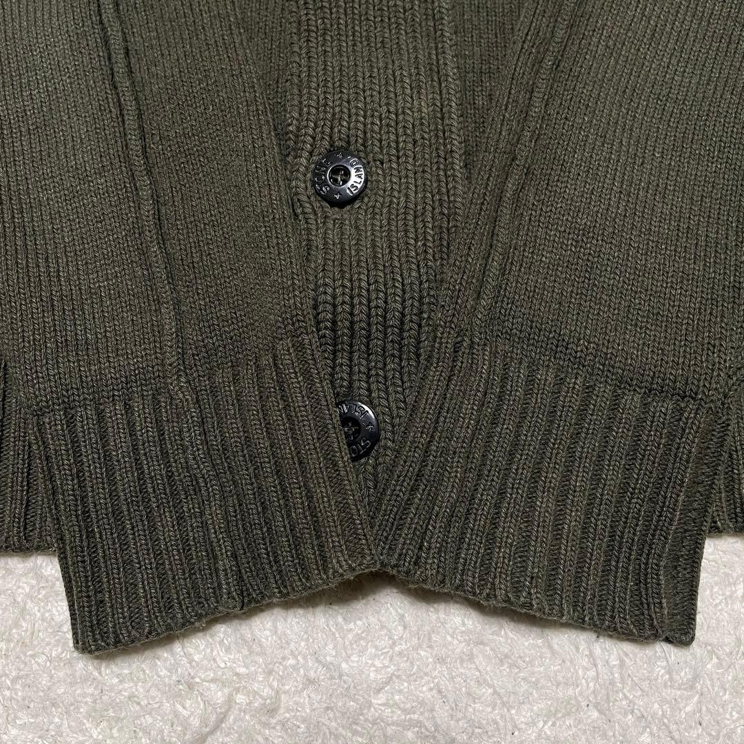 STONE 　コンパスパッチ スナイデルニット　ジップ　カーディガン