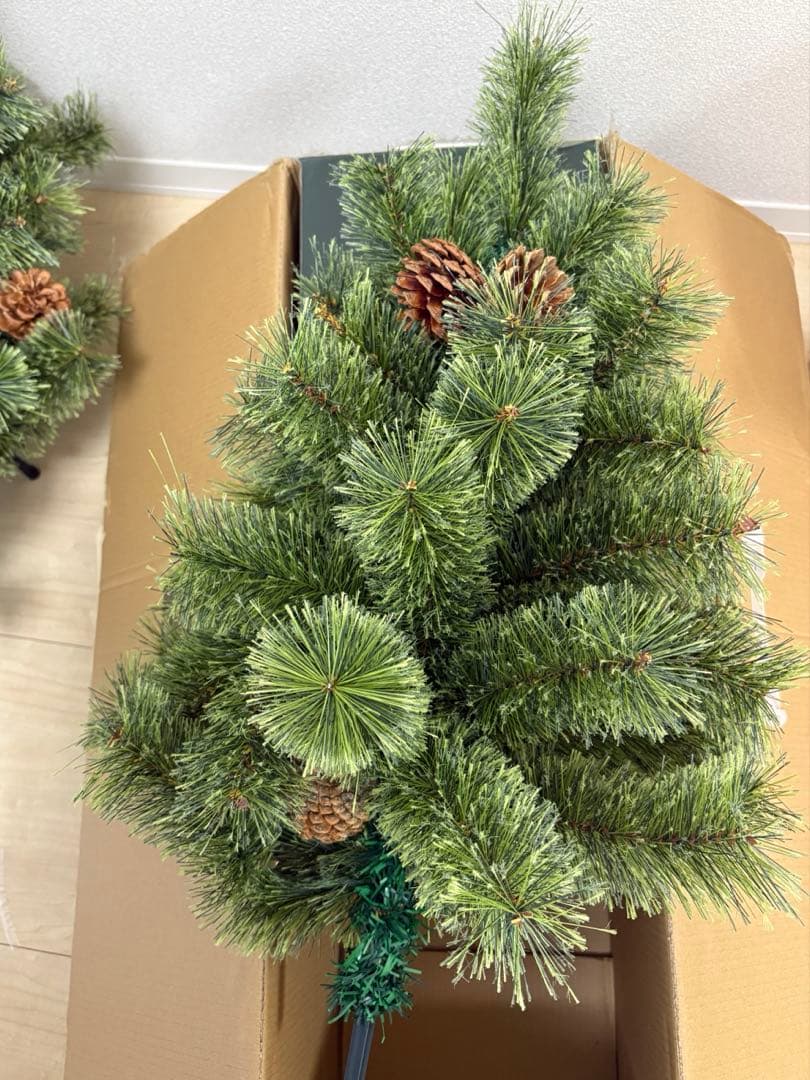 クリスマスツリー 150cm 松ぼっくり付き