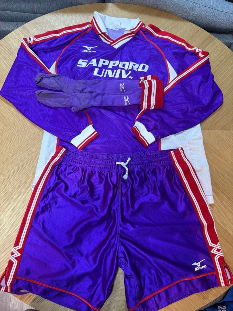 札幌大学サッカー部ユニフォームフルセット