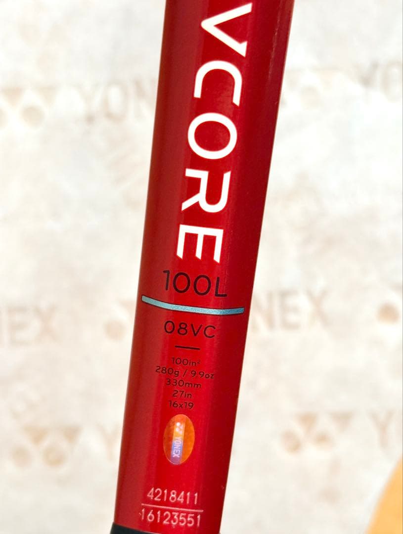 YONEX VCORE100L G2 2026年モデル 国内正規品