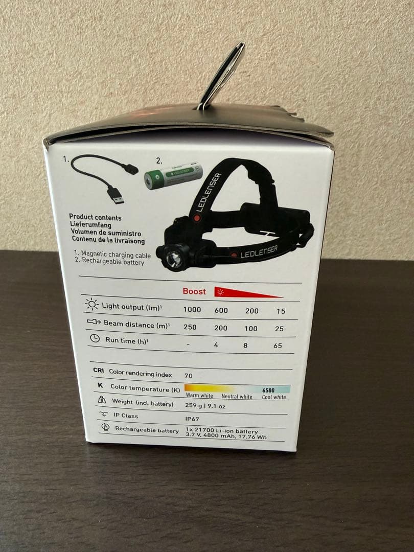 【新品・未使用】LEDLENSER H7R CORE ヘッドランプ