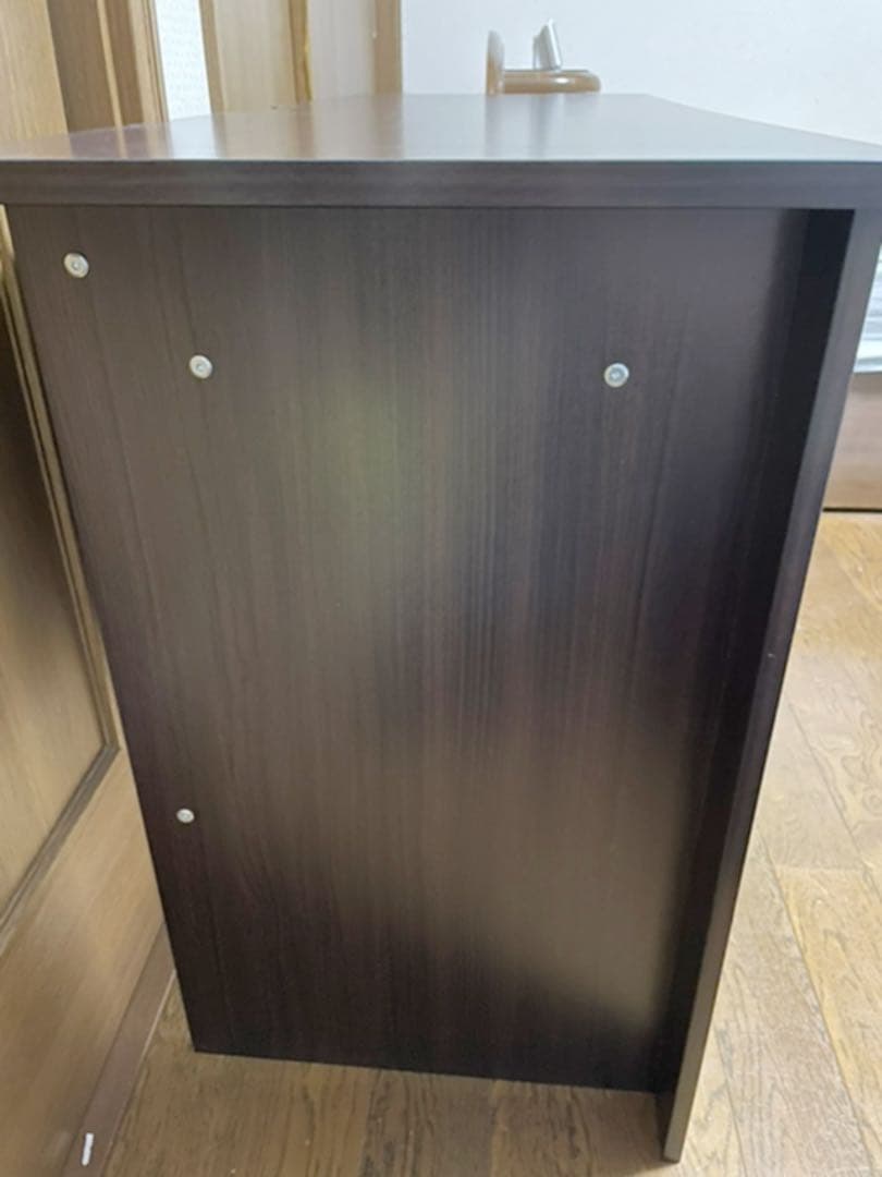 送料無料　プロが梱包　書斎用デスク　ブラウン　リモートワーク用