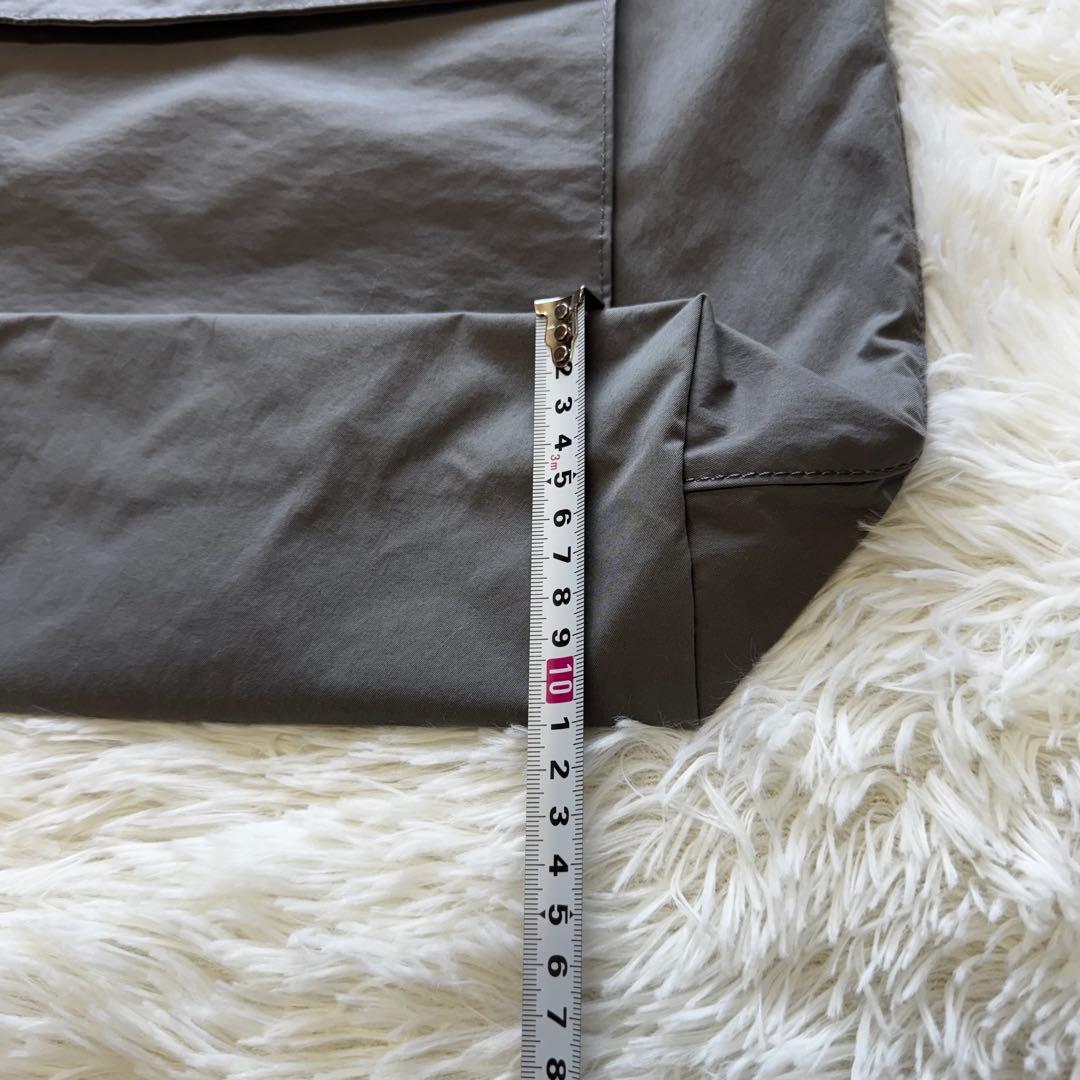 MHL PROOFED HIGHCOUNT TWILL TOTE グレー A4可