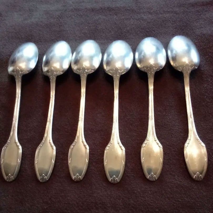 フランス シルバーティースプーン ６本セット アンティーク