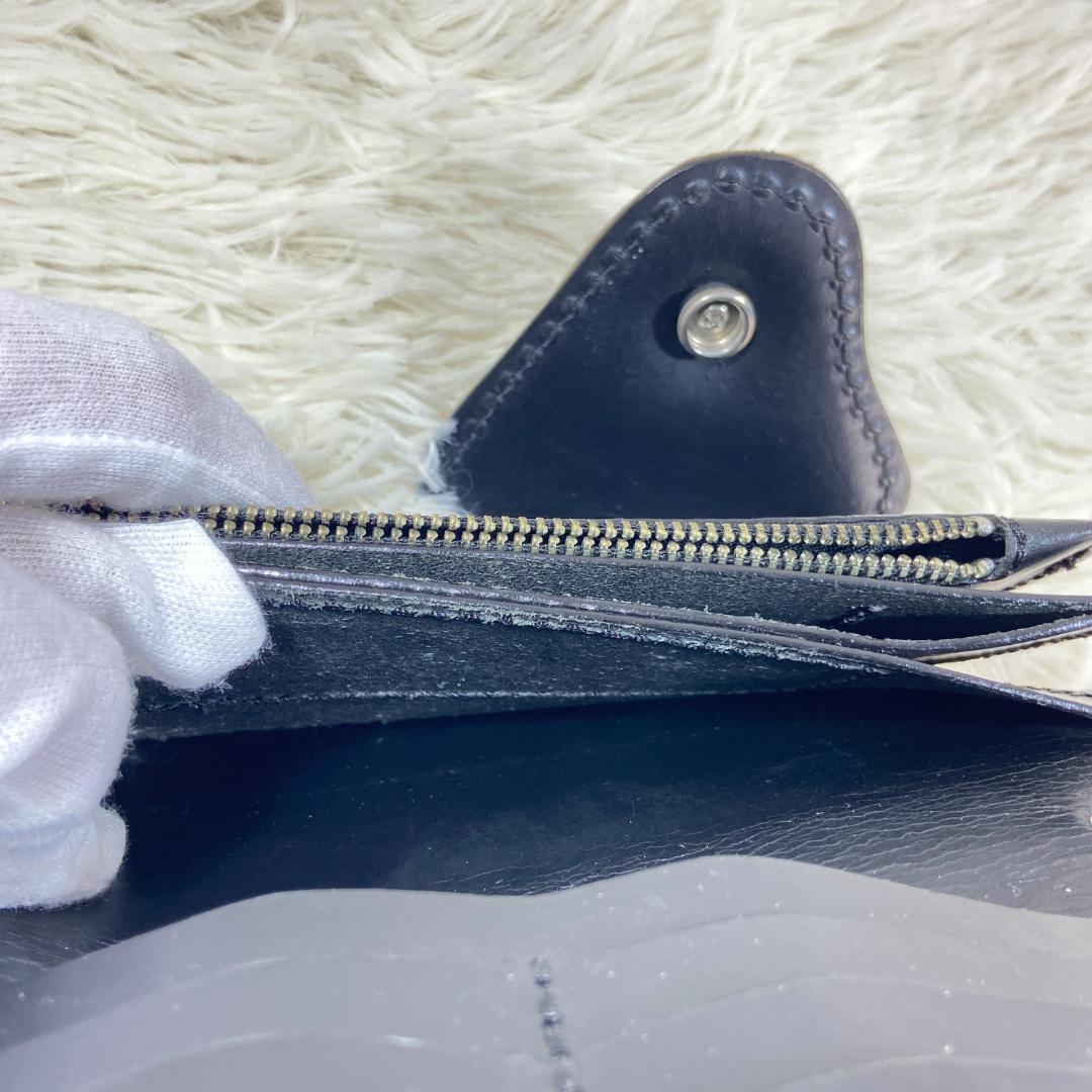 バイカーズウォレット　 レザー　長財布　本革　カーヴィング　コンチョ　ターコイズ