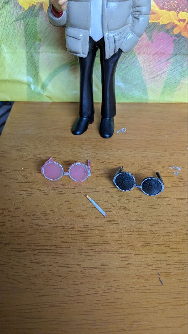 松田優作　ソフビ　フィギュア　探偵物語　工藤ちゃん　サングラス付　塗装済み完成品