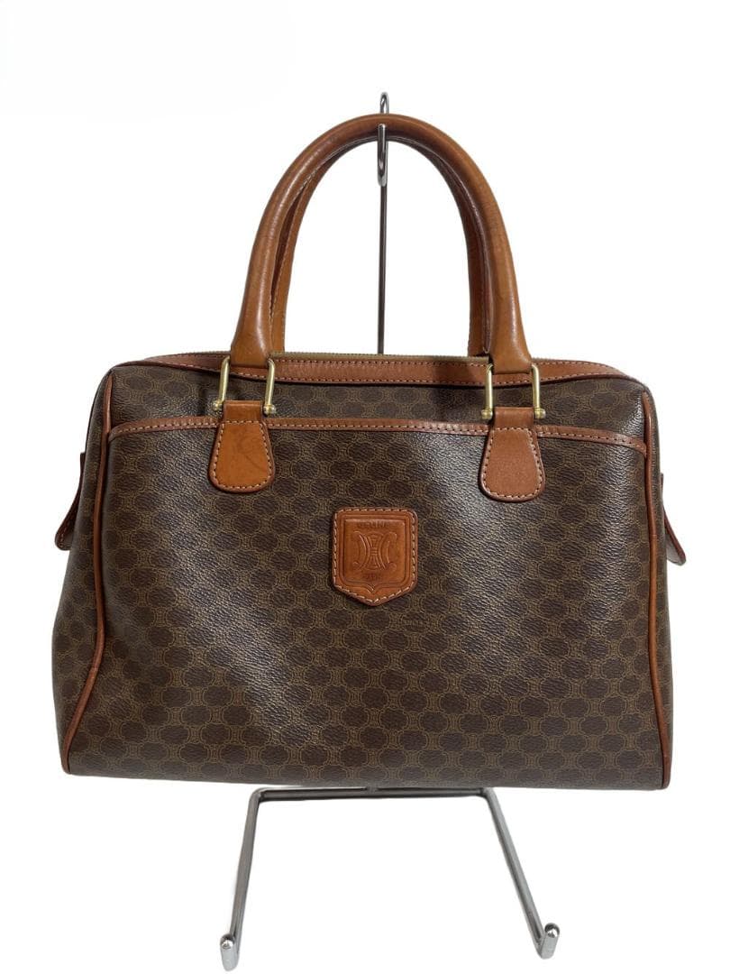 セリーヌ ボストンバッグ ハンドバッグ PVC マカダム柄 MBZ019