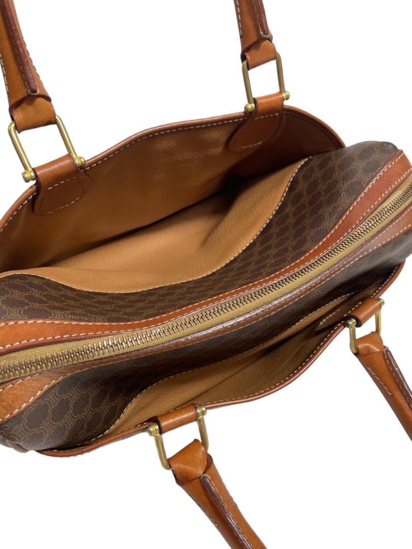 セリーヌ ボストンバッグ ハンドバッグ PVC マカダム柄 MBZ019