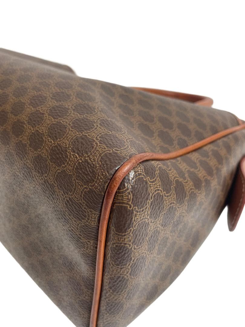 セリーヌ ボストンバッグ ハンドバッグ PVC マカダム柄 MBZ019