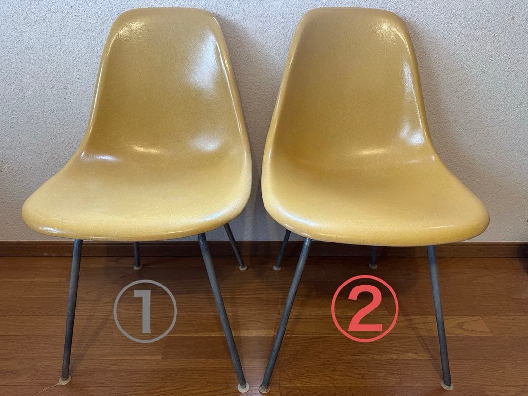 イームズ　ハーマンミラー　サイドシェルチェア　2nd ヴィンテージ②