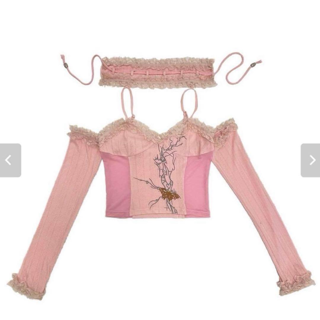 open aesthtic トップス 2点セット