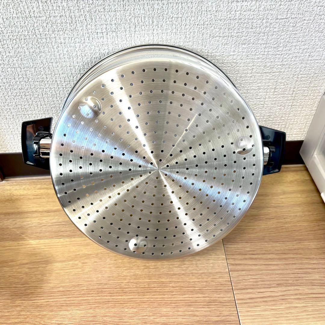 【超美品】ロイヤルクイーン　大フライパン　6リットル鍋セット　IH対応