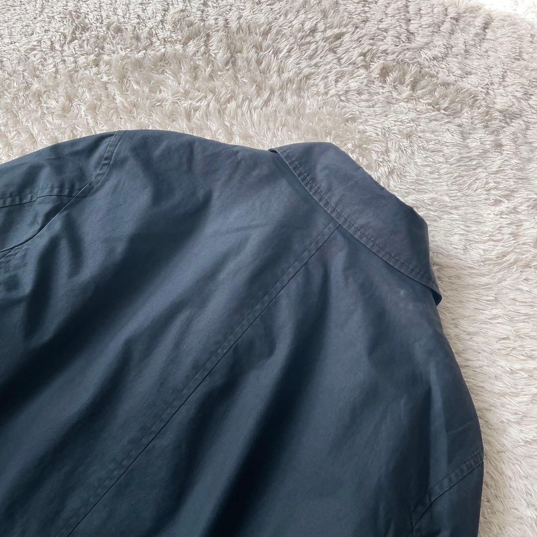 エムエイチエル MHL ダウンライナー付きステンカラーコート L 紺